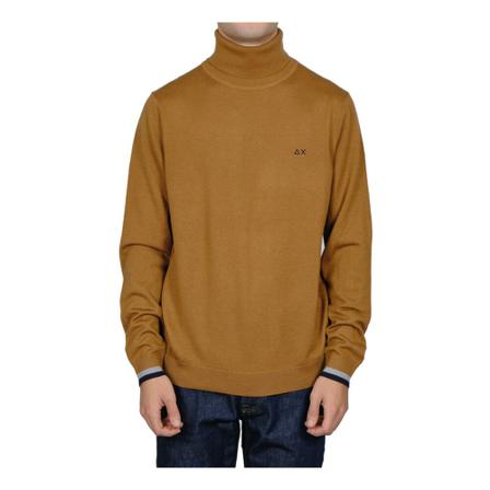 Sun68 Turtlenecks Brun, Herre Rullekraver