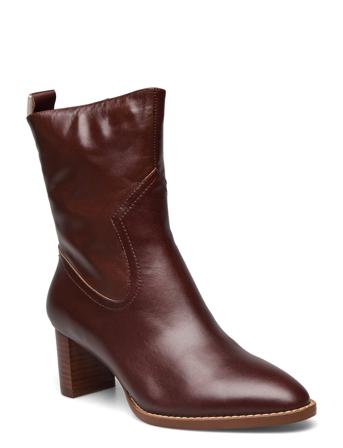 Boot Shoes Boots Ankle Boots Ankle Boot - Heel Ruskea Sofie Schnoor