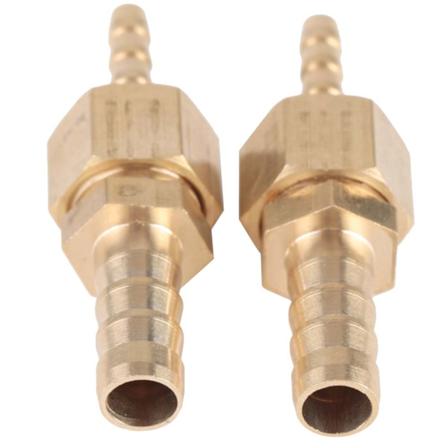 2 kpl 4--8 mm messinki liitäntä letkun liitäntäpää pienennys liitäntä