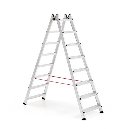 Doppelseitige Treppe BRINK, 8 Stufen, H 1870 mm