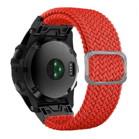 22 mm nylonarmband för Garmin-klocka med spänne - Orange