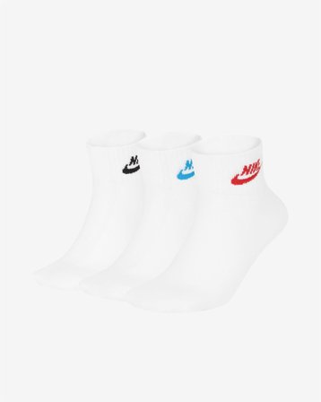 NSW EVERYDAY ESSENTIAL ANKLE SOCKS 3PR - MULTI L 42 -46