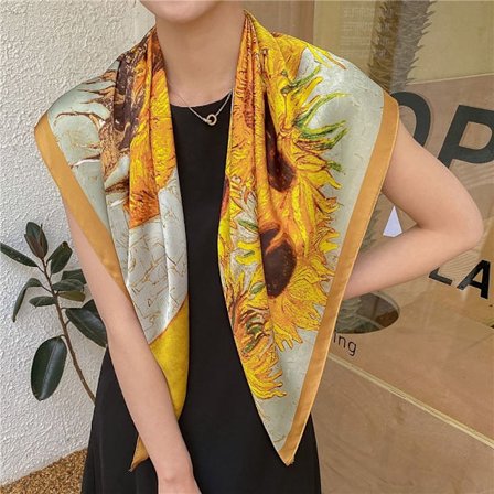 Silk Scarf Beach Shawl 5 5