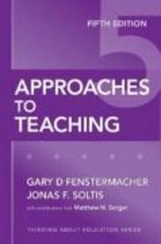 Approaches to Teaching, ISBN: 9780807749821