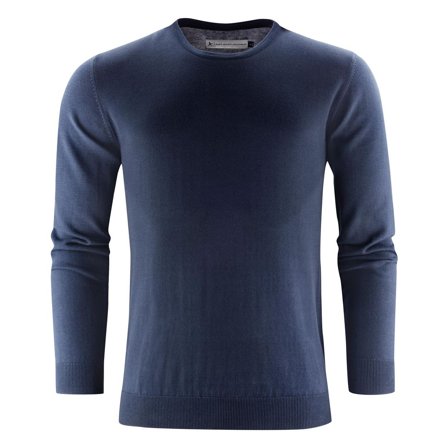 JAMES HARVEST Finstickad tröja u-ring navy 2XL - Lyreco - Yrkeskläder - Tröjor och Sweatshirts - Stickat