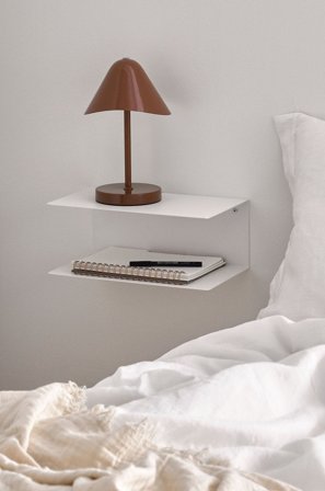 AC Design Furniture - Seinähyllyt Jolin, 2/pakk. - Valkoinen - Seinähyllyköt - - Homeroom