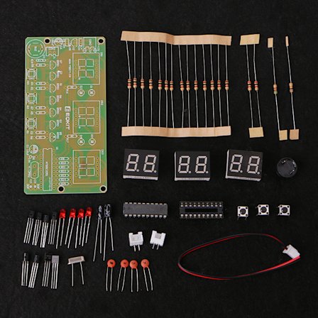 C51 Digital Elektronisk Klocka Kit 6 Bitars Elektroniska Delar och Komponenter DIY Kit