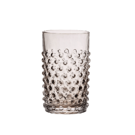 In Flore Cecilia Dricksglas, Höga, 2-pack Glas Grå 11 cm