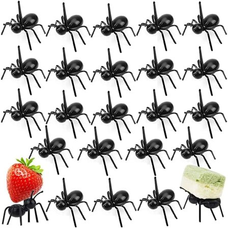 24 Animal Fruit Forks Ant Fruit Picks Dessert Forks Animal Appetizer Forks Garnish Sticks