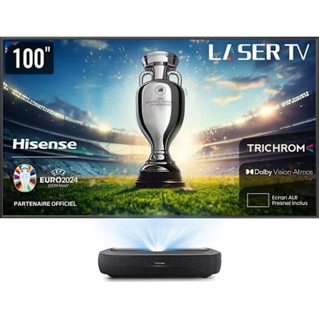 Laser TV-projektor - HISENSE - 100L9HD - 4K UHD - 100 tum - 3000 lumen