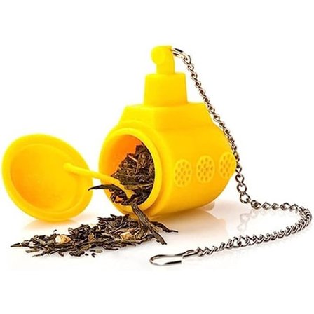 Kreativ ubåd-formet te-infuser si, silikone tepose filter diffuser tekande tilbehør