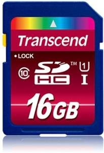 Transcend flashminnekort - 16 GB - SDHC UHS-I