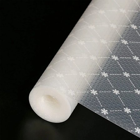 Hyldepapir til køkkenskabe, moderne EVA-skuffemåtter uden lim til møbelbeskyttelse og elegant boligindretning, skridsikker overflade til