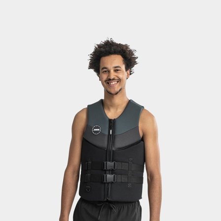 Kamizelka do sportów wodnych JOBE Neoprene Vest Men 50N Graphite Grey, Large (75 - 85 kg) - Jachtowa