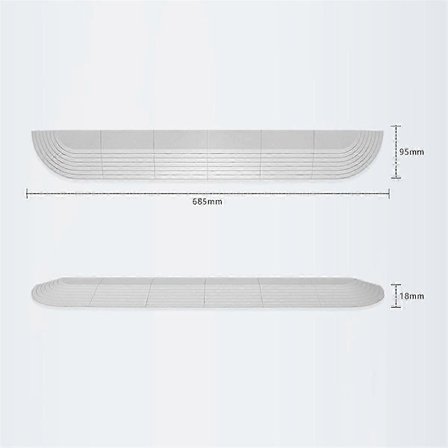 Universella Tröskelramper Steg Ramp Klättringsmatta Reservdelar Robotdammsugare Tillbehörssats