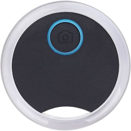 Trådlös husdjursspårare Nycklar Väskor Plånböcker APP-kontroll Objektlokalisering Selfie-slutare Kompatibel med iOS/Android-telefoner, Svart