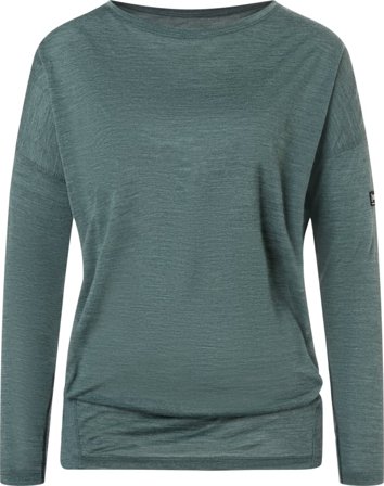 Super.natural Women's JP Yoga Loose Long Sleeve Women long-sleeved training tops Grey M