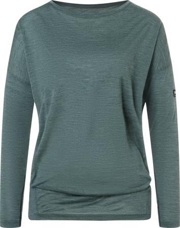 Super.natural Women's JP Yoga Loose Long Sleeve Women long-sleeved training tops Grey M