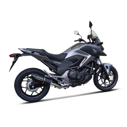 Slip-On Uitlaat G.P.R. Furore Zwart - Honda NC 700 S 2012-2015