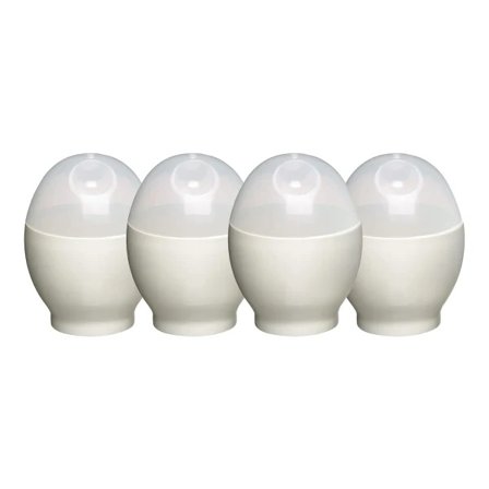 Munanmuotoinen nopea mikroaaltouunissa käytettävä munakeitin (4 kpl), A