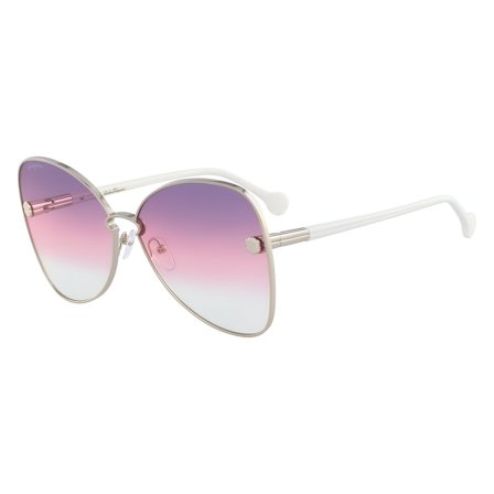 Ferragamo -Aurinkolasit - Gold Butterfly - Ferragamo SF184S 6415 705