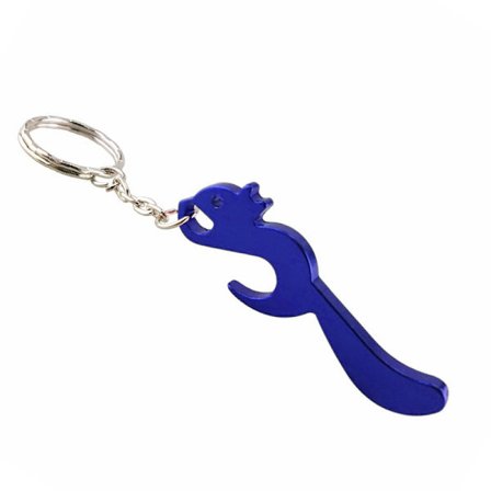 Nøkkelring - Flaskeåpner - Ekorn - Kongeblå