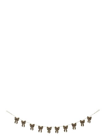 Anna + Nina Regal Bow Garland - Black - L167CM