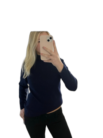 Mörkblå polotröja från Sand