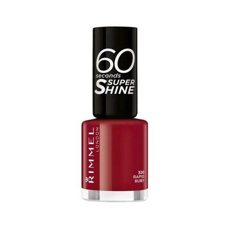 Rimmel Smalto 60 Seconds Super Shine Tonalità 320 Rapid Ruby