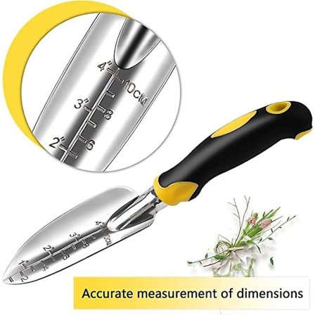 Haveredskabssæt - 5 Dele Kraftigt Havehåndværktøjssæt Inkluderer Haveske, Hagerive, Spadeskovl, Luger, Kultivator Til Mænd, Kvinder