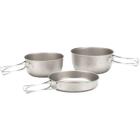 Snow Peak Titanium 3 Piece Cookset