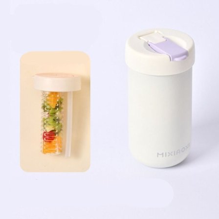 Duftende te, isolert kopp, vannkopp LILLA 320ML 320ML