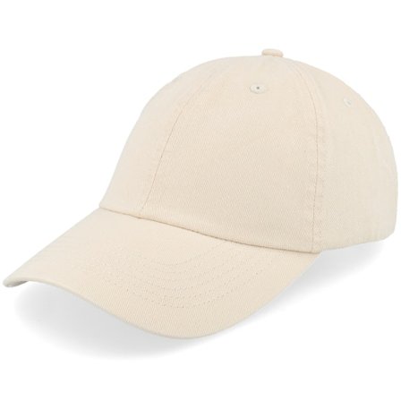 Equip - Beige unconstructed Keps - Stone Washed Stone Dad Cap @ Hatstore