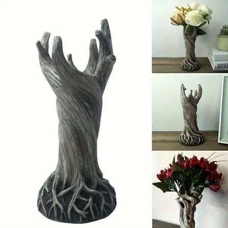 Moderne Resin Vase – Trestammedesign Halloween & Borddekorasjon_OF