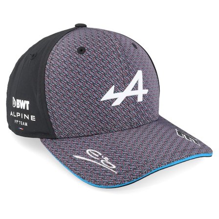 New Era - Motor Svart adjustable Keps - Alpine F1 23 Ocon 9FIFTY Black/Blue/Pink Adjustable @ Hatstore