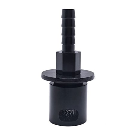 Aluminium 5/16 " slangkoppling för tankavluftningsventil med filtersil svart