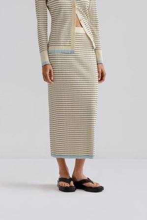 Malina - Katya maxi skirt - XXS - Black Stripe