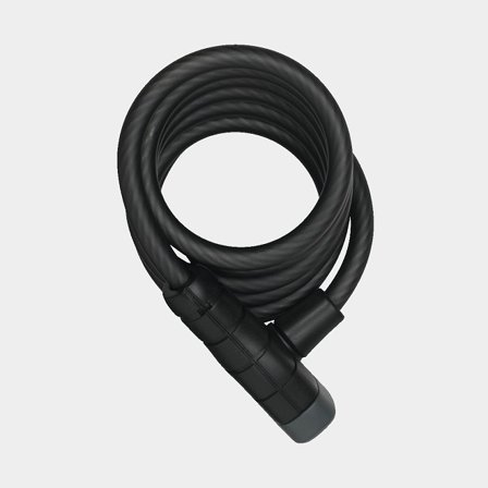 Cadeado espiral ABUS Primo 5510K, 180 cm, Ø10 mm, preto