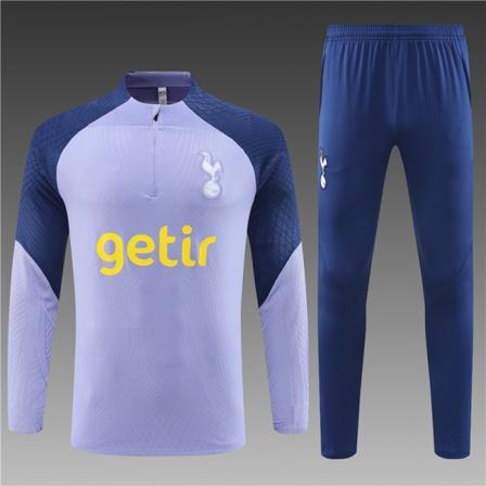 23-24 ny säsong Tottenham vuxen / barn lång tröjdräkt purple M