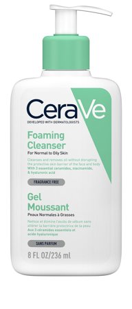 CeraVe Foaming Cleanser 236 ml, Skincare, Skincare, Dermatologisk Skincare Til Mænd