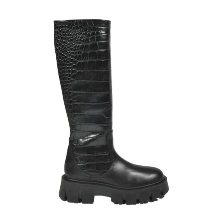Ermanno Scervino, High Boots Czarny, Kobieta, Rozmiar: 39 EU