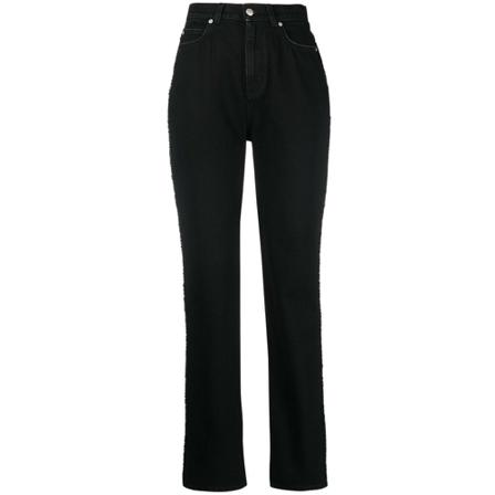 Alexander McQueen, Straight Jeans Zwart, Dames, Maat:W27