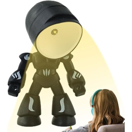 Mini Söt Skrivbordslampa, Söt Batteridriven LED-Nattlampa -,ZQKLA