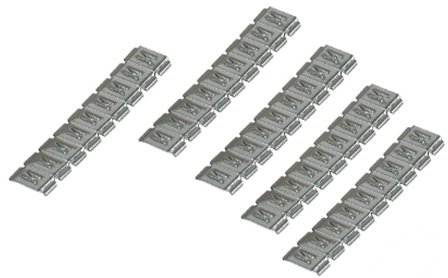 Partex PKS10/5 Kabelmerking tall, rustfri, 50-pakk 5, Stikkontakter & kabler