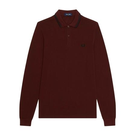 Fred Perry Polo Shirts , Paars , Heren , Maat: L