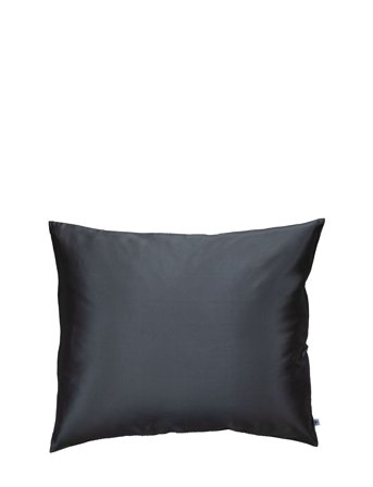 Pure Silk Pillow Case Dark Grey Black By Barb