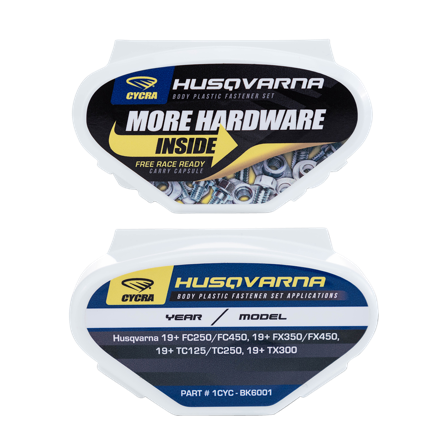 Cycra Fastener Set Skruvkit Svart - Husqvarna FC 450 2016-2018