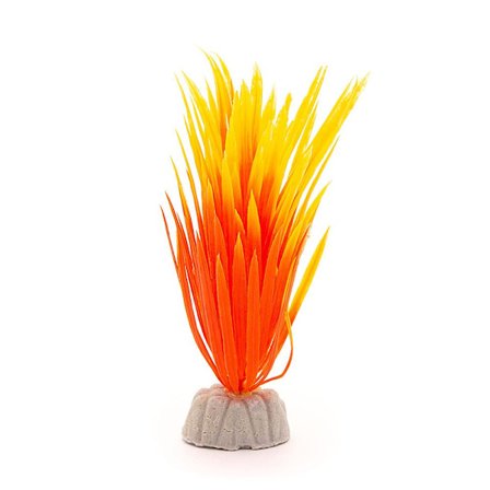 Akvarieväxt / inredning akvarium Konstgjord - Sjögräs Röd/Orange