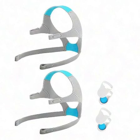 2-pack F20 Ersättningshuvudställ med magnetiska clips - Justerbara CPAP-maskband