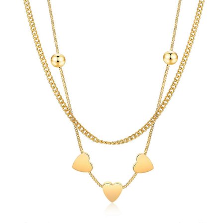 Et enkelt, men stilig helkobber 18K gull dobbeltlags slangebenkjedekjede, et snev av luksus.